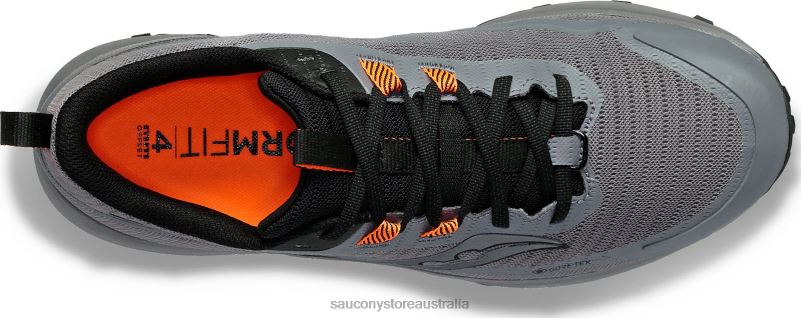 Saucony Men Peregrine 13 GTX 8460X111 Gravel/Black