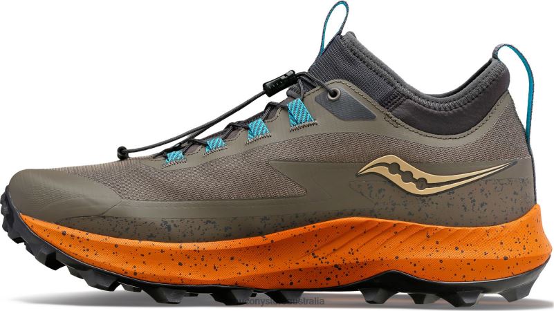 Saucony Men Peregrine 13 ST 8460X134 Umber/Basalt