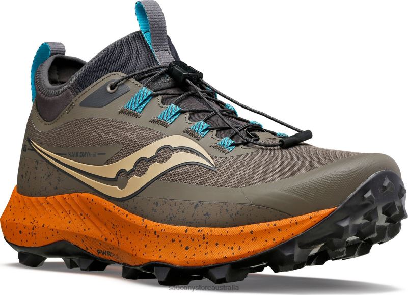 Saucony Men Peregrine 13 ST 8460X134 Umber/Basalt