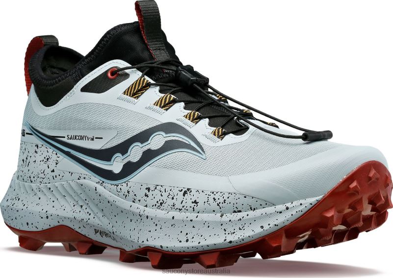 Saucony Men Peregrine 13 ST 8460X135 Vapor/Black