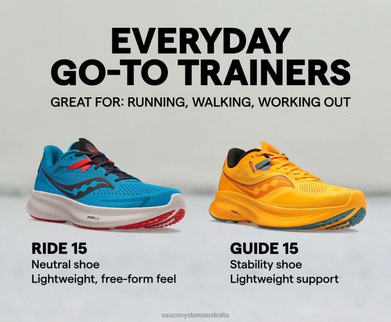 Saucony Men Ride 15 TR 8460X140 Pewter/Agave