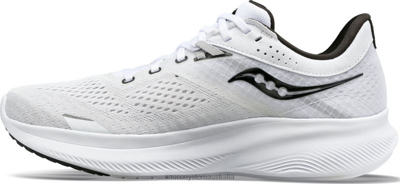 Saucony Men Ride 16 8460X10 White/Black