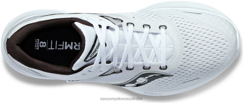 Saucony Men Ride 16 8460X10 White/Black