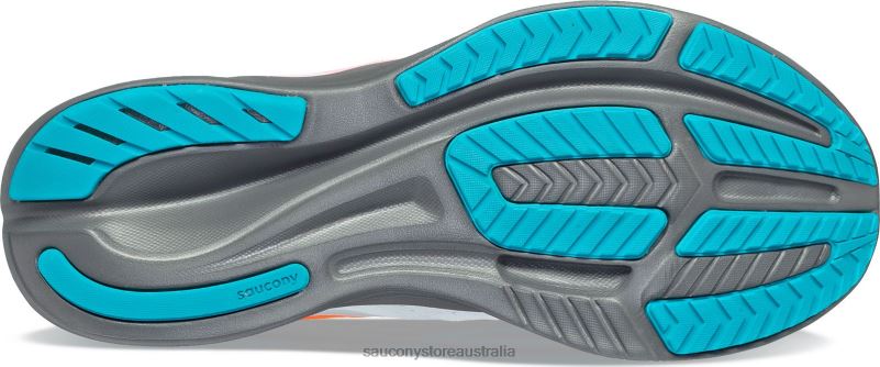 Saucony Men Ride 16 8460X11 White/Gravel