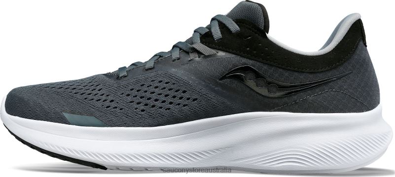 Saucony Men Ride 16 8460X12 Wood/Black