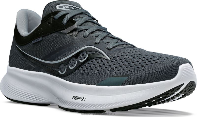 Saucony Men Ride 16 8460X12 Wood/Black