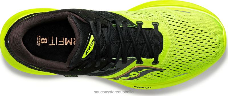 Saucony Men Ride 16 8460X4 Citron/Black