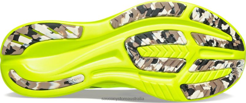 Saucony Men Ride 16 8460X4 Citron/Black