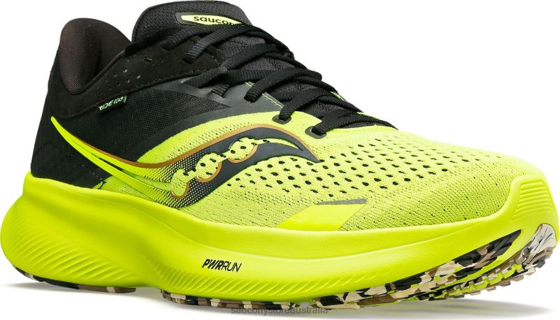 Saucony Men Ride 16 8460X4 Citron/Black