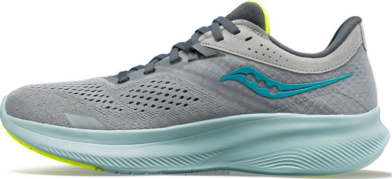 Saucony Men Ride 16 8460X6 Fossil/Palm