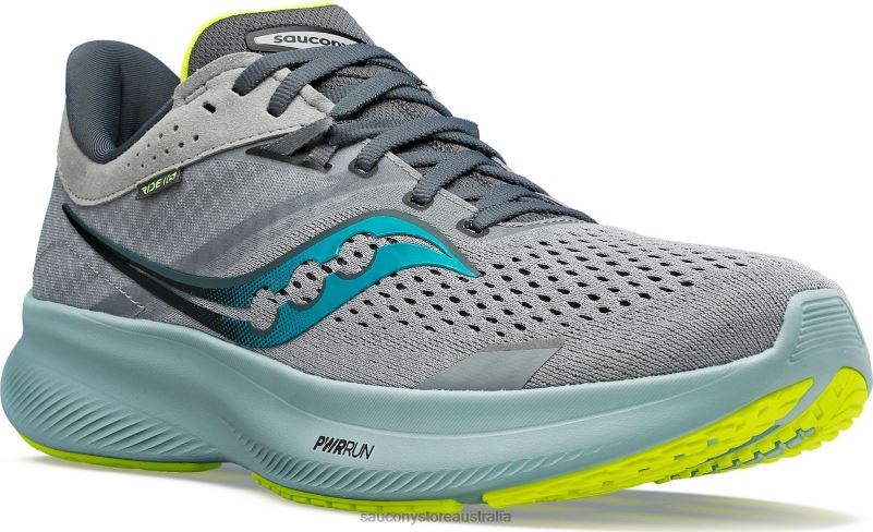 Saucony Men Ride 16 8460X6 Fossil/Palm