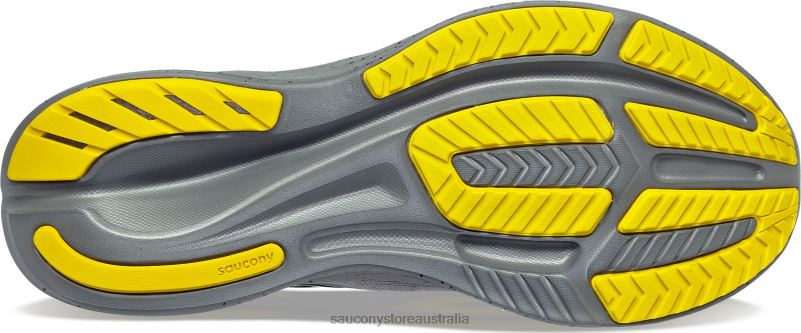 Saucony Men Ride 16 8460X7 Gravel/Sulphur