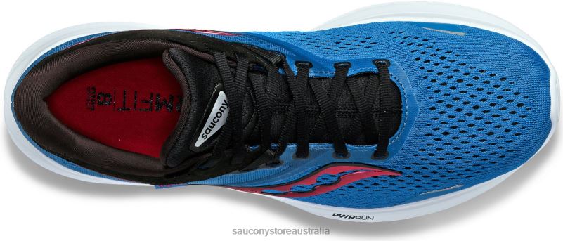 Saucony Men Ride 16 8460X8 Hydro/Black