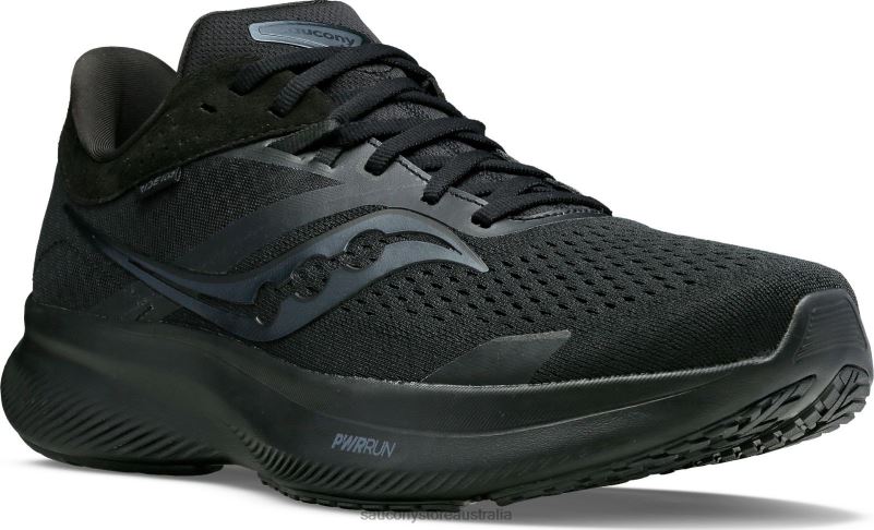 Saucony Men Ride 16 8460X9 Triple Black