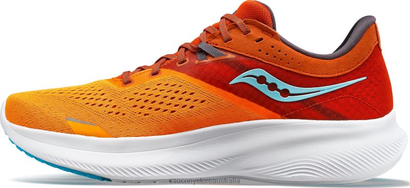 Saucony Men Ride 16 Wide 8460X119 Marigold/Lava