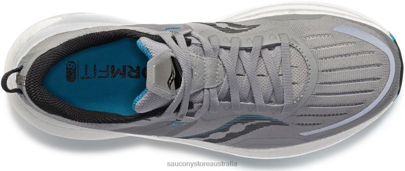 Saucony Men Tempus 8460X17 Alloy/Topaz