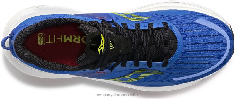 Saucony Men Tempus 8460X19 Blue Raz/Acid
