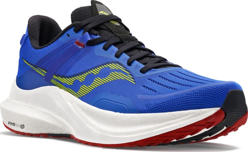 Saucony Men Tempus 8460X19 Blue Raz/Acid