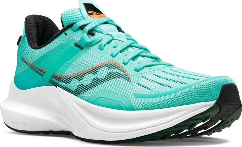 Saucony Men Tempus 8460X21 Cool Mint/Zest