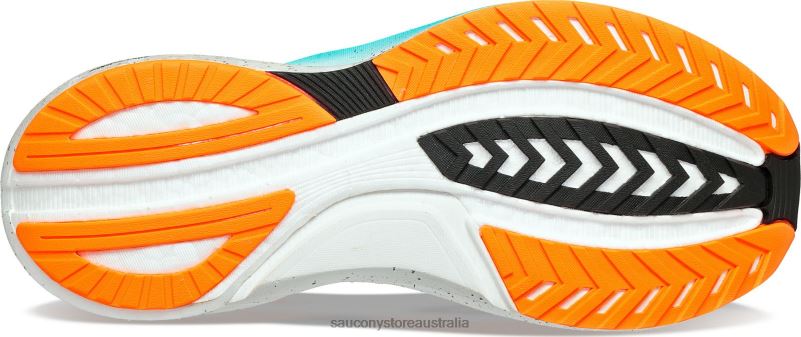 Saucony Men Tempus 8460X25 White/ViZiOrange