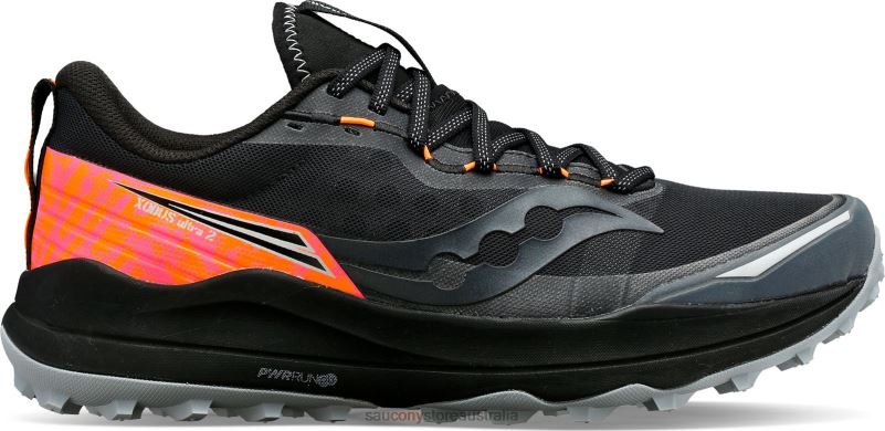 Saucony Men Xodus Ultra 2 8460X126 Black/ViZiOrange