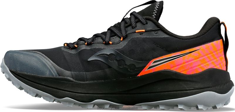 Saucony Men Xodus Ultra 2 8460X126 Black/ViZiOrange