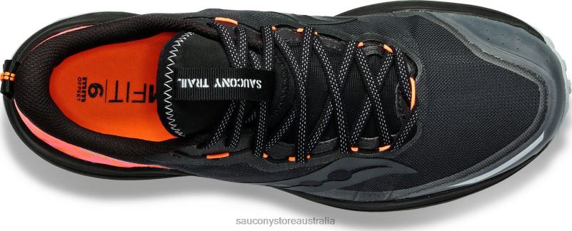 Saucony Men Xodus Ultra 2 8460X126 Black/ViZiOrange
