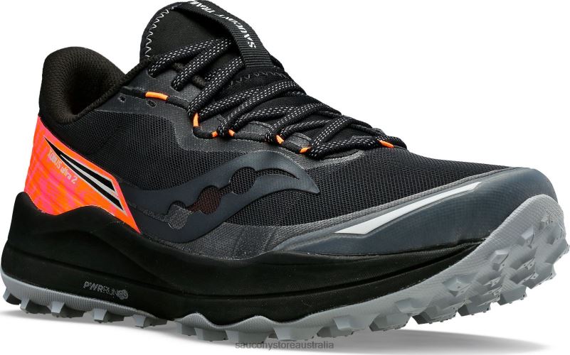 Saucony Men Xodus Ultra 2 8460X126 Black/ViZiOrange