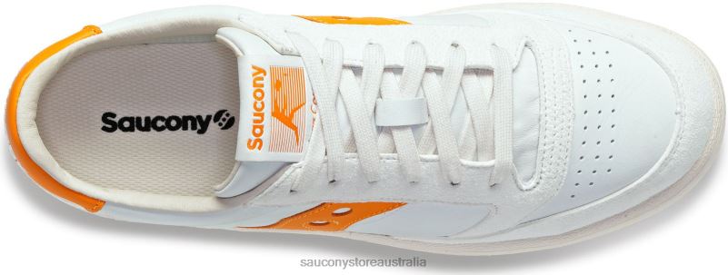 Saucony Men Jazz Court Premium 8460X165 White/Orange
