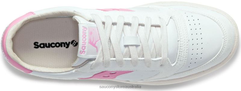 Saucony Men Jazz Court Premium 8460X166 White/Pink