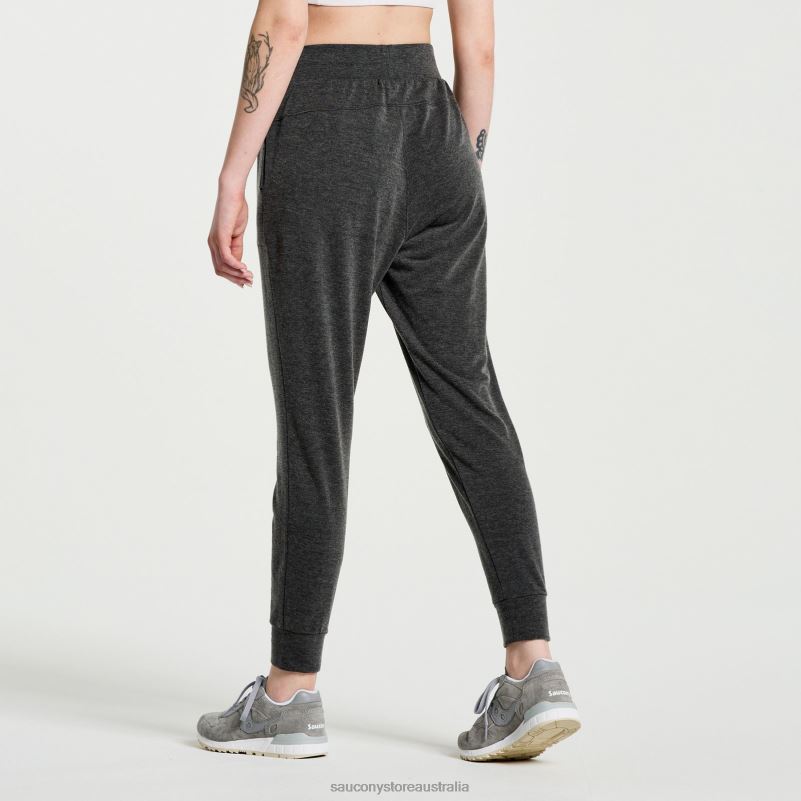 Saucony Women Boston Pant 8460X826 Black Heather