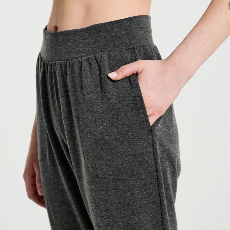 Saucony Women Boston Pant 8460X826 Black Heather