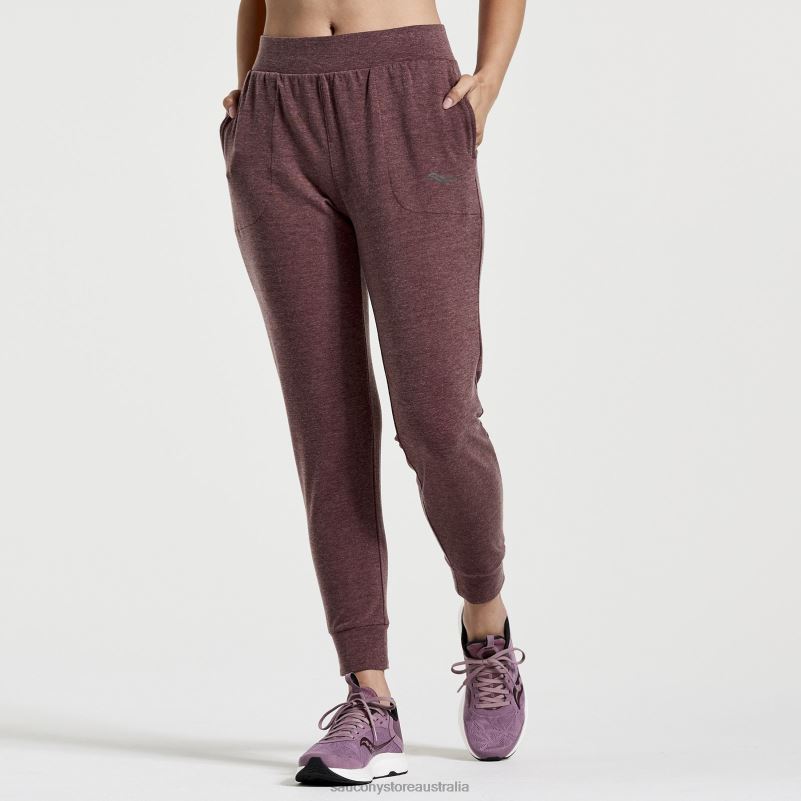 Saucony Women Boston Pant 8460X828 Stone Heather
