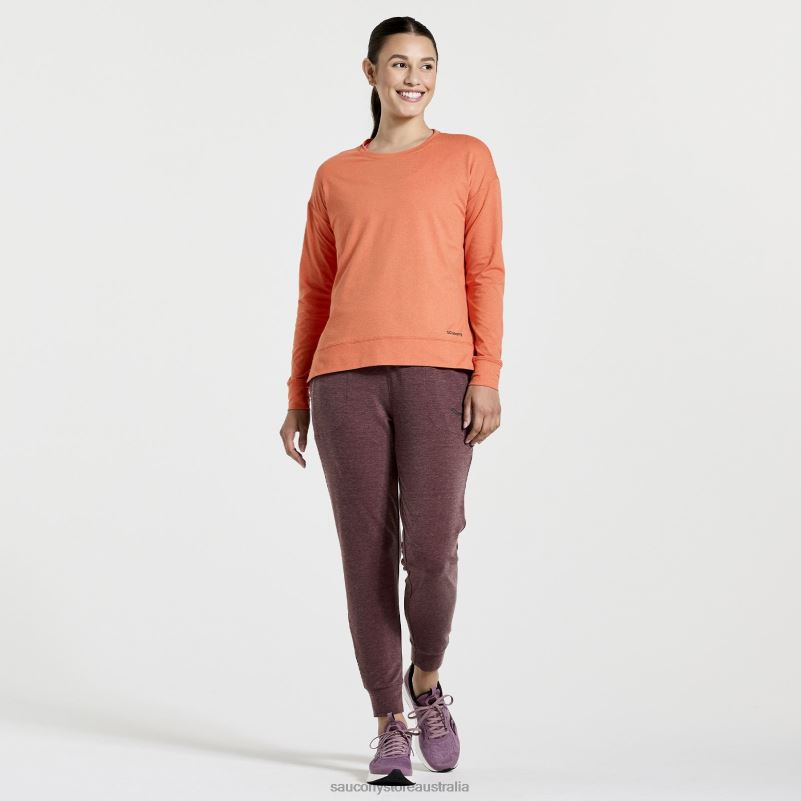 Saucony Women Boston Pant 8460X828 Stone Heather