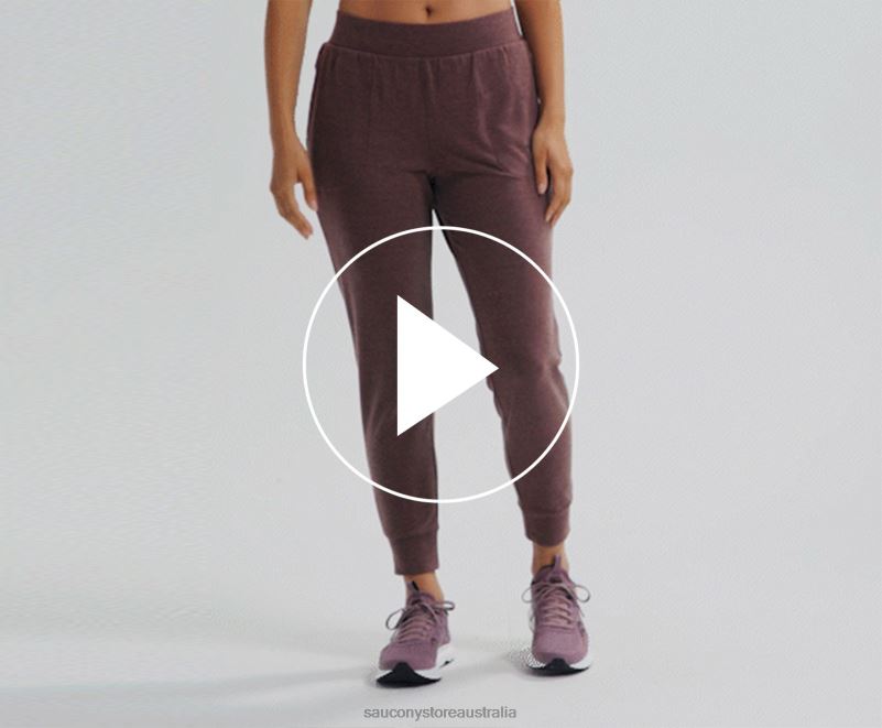 Saucony Women Boston Pant 8460X828 Stone Heather