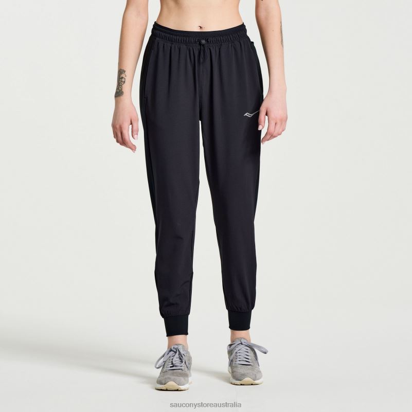 Saucony Women Boston Woven Pant 8460X829 Black