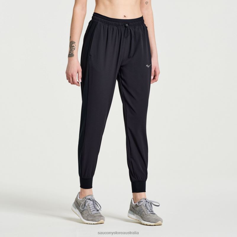 Saucony Women Boston Woven Pant 8460X829 Black