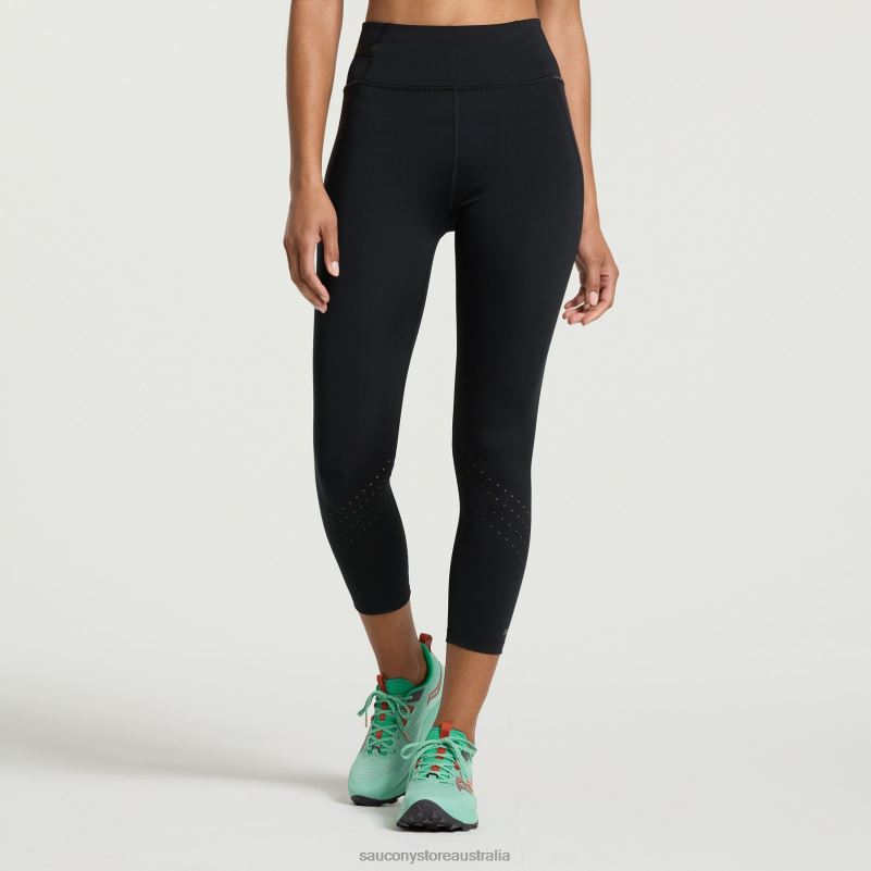 Saucony Women Explorer Utility Crop Tight 8460X815 Black