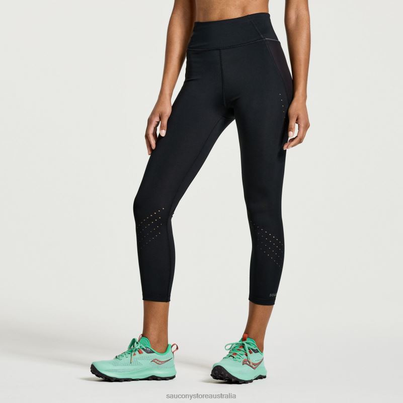 Saucony Women Explorer Utility Crop Tight 8460X815 Black