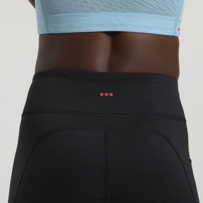 Saucony Women Fortify Crop Tight 8460X812 Black