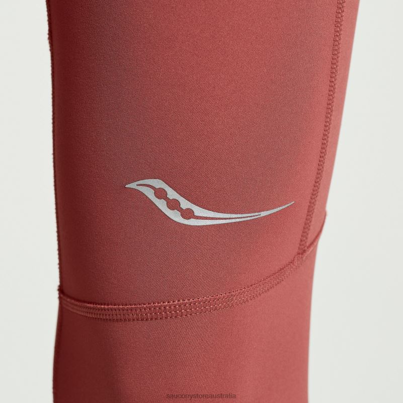 Saucony Women Fortify Crop Tight 8460X813 Apple Butter