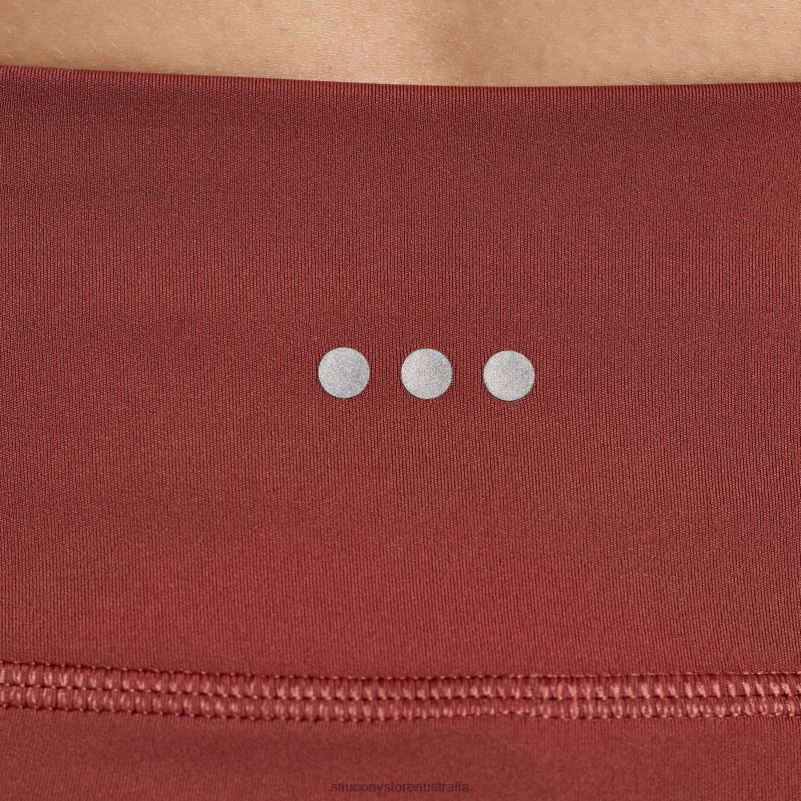 Saucony Women Fortify Crop Tight 8460X813 Apple Butter