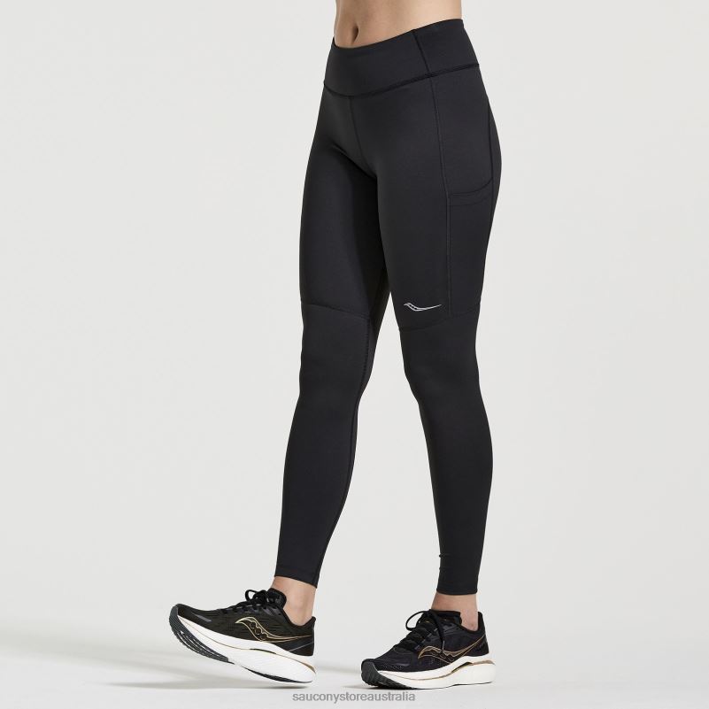 Saucony Women Fortify Tight 8460X858 Black