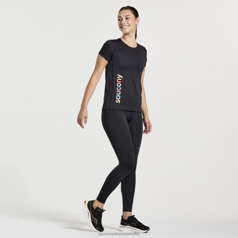 Saucony Women Fortify Tight 8460X858 Black