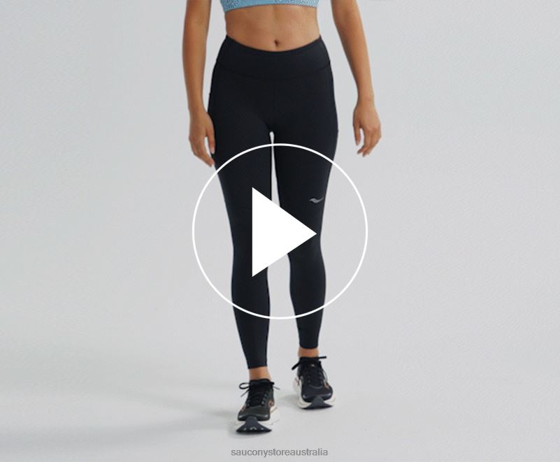 Saucony Women Fortify Tight 8460X858 Black