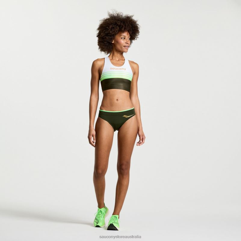 Saucony Women Elite Bra Top 8460X800 Umbra