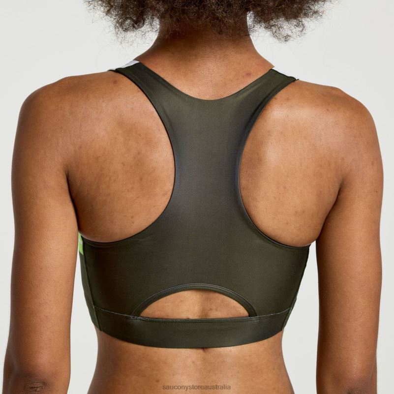 Saucony Women Elite Bra Top 8460X800 Umbra