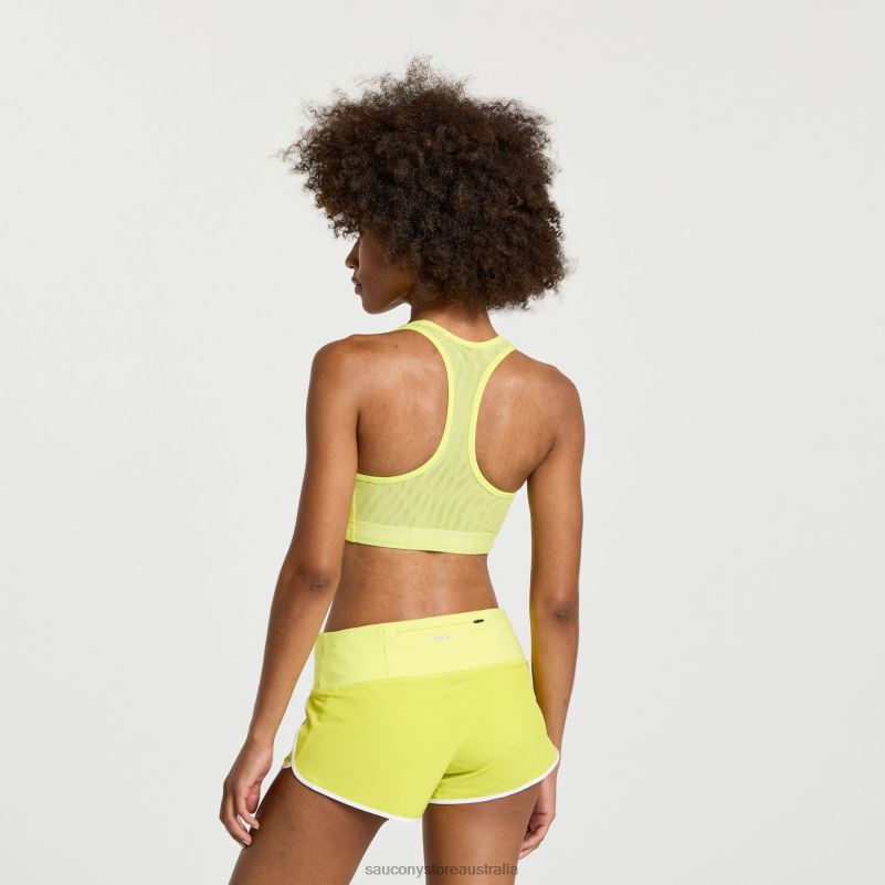 Saucony Women Skyrocket Bra 8460X806 Citron