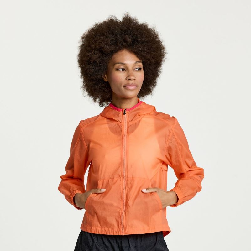 Saucony Women Elevate Packaway Jacket 8460X713 Zenith