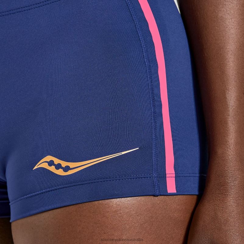 Saucony Women Elite Boy Short 8460X855 Sodalite